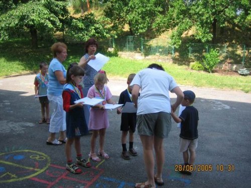 Loučení dětí z MŠ - 28.6.2005